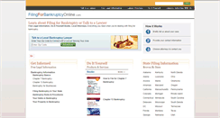 Desktop Screenshot of filingforbankruptcyonline.com